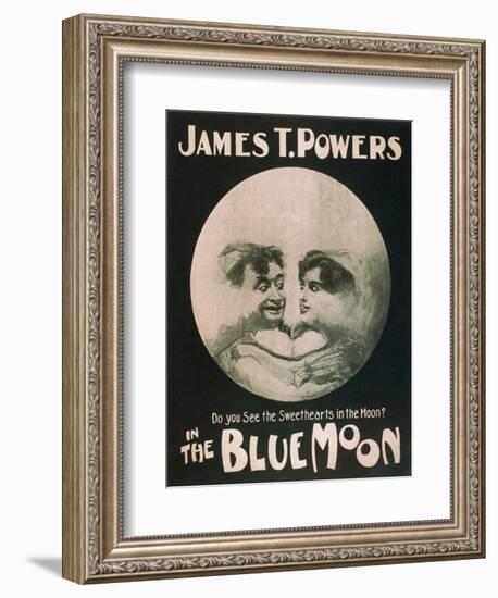 James T. Powers in The Blue Moon Theatre Poster-Lantern Press-Framed Art Print