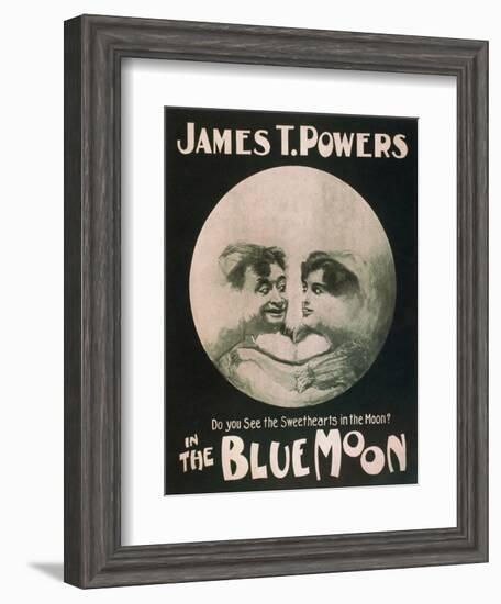 James T. Powers in The Blue Moon Theatre Poster-Lantern Press-Framed Art Print