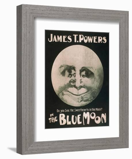 James T. Powers in The Blue Moon Theatre Poster-Lantern Press-Framed Art Print