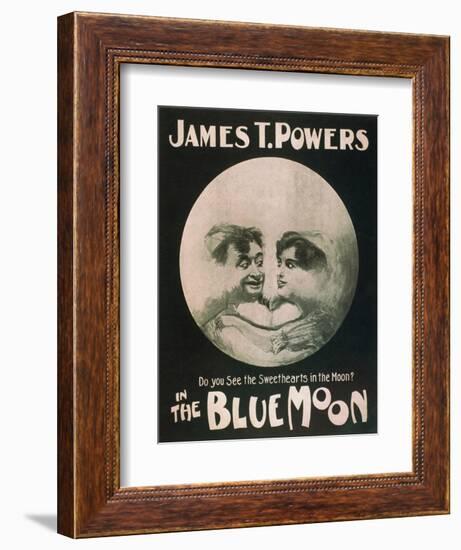 James T. Powers in The Blue Moon Theatre Poster-Lantern Press-Framed Art Print