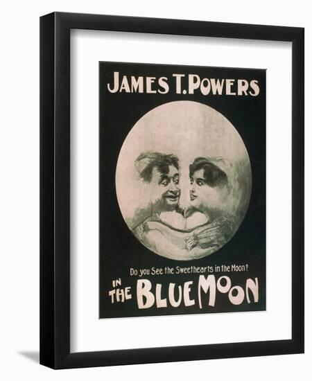 James T. Powers in The Blue Moon Theatre Poster-Lantern Press-Framed Art Print