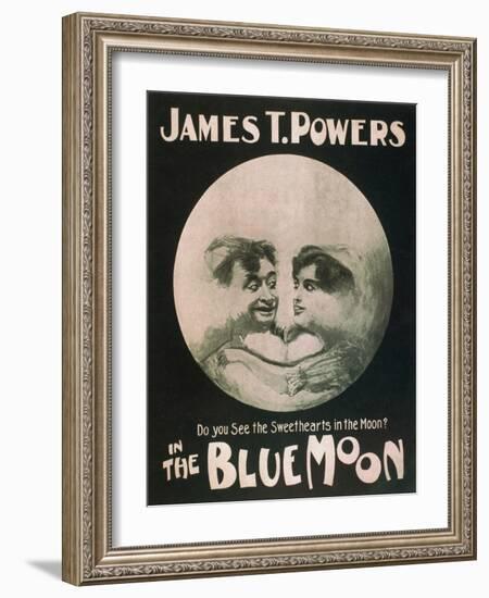 James T. Powers in The Blue Moon Theatre Poster-Lantern Press-Framed Art Print