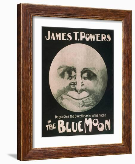 James T. Powers in The Blue Moon Theatre Poster-Lantern Press-Framed Art Print