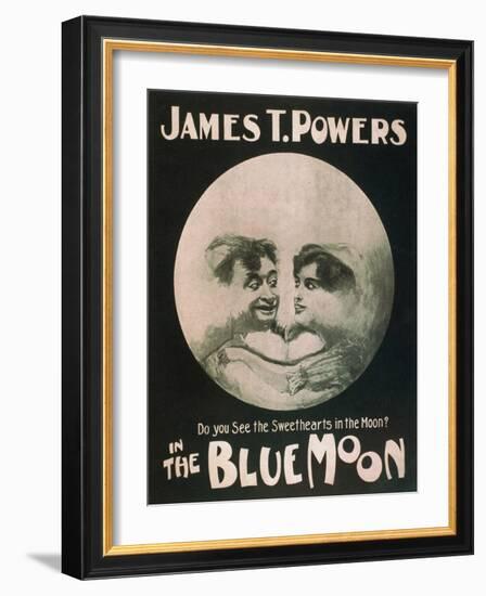 James T. Powers in The Blue Moon Theatre Poster-Lantern Press-Framed Art Print