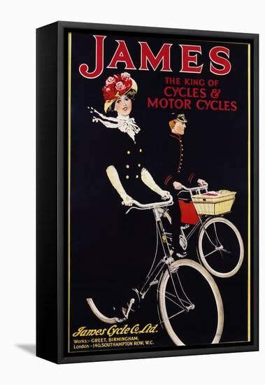 James - the King of Cycles and Motorcycles Poster-null-Framed Premier Image Canvas