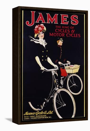 James - the King of Cycles and Motorcycles Poster-null-Framed Premier Image Canvas