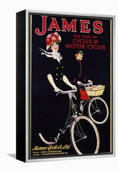 James - the King of Cycles and Motorcycles Poster-null-Framed Premier Image Canvas