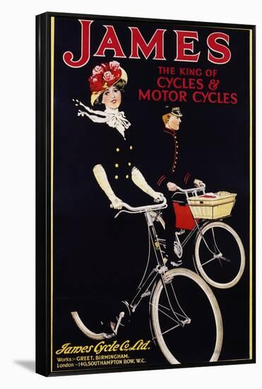 James - the King of Cycles and Motorcycles Poster-null-Framed Premier Image Canvas