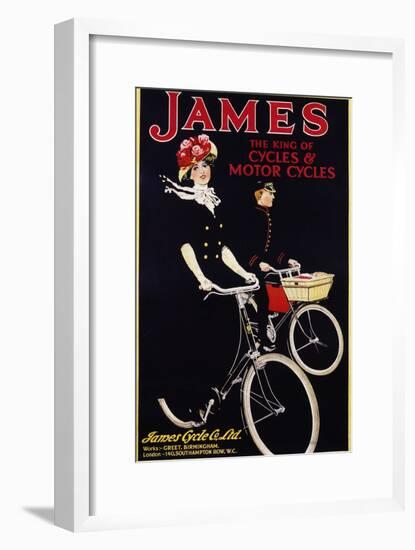 James - the King of Cycles and Motorcycles Poster-null-Framed Photographic Print