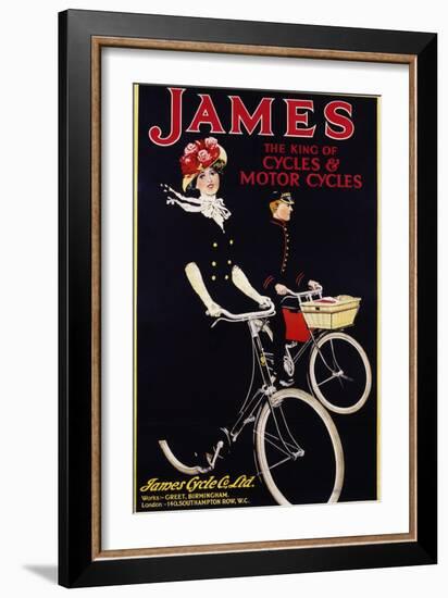 James - the King of Cycles and Motorcycles Poster-null-Framed Photographic Print