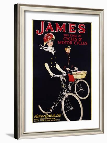 James - the King of Cycles and Motorcycles Poster-null-Framed Photographic Print