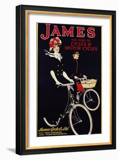 James - the King of Cycles and Motorcycles Poster-null-Framed Photographic Print