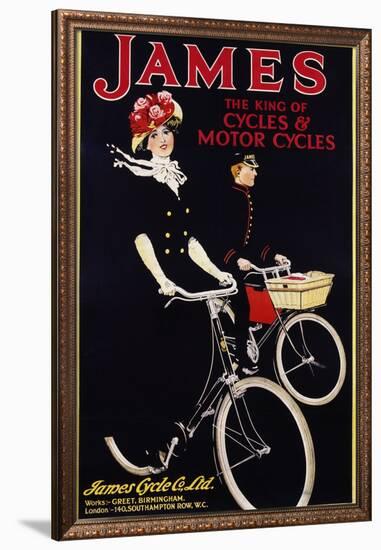 James - the King of Cycles and Motorcycles Poster-null-Framed Photographic Print