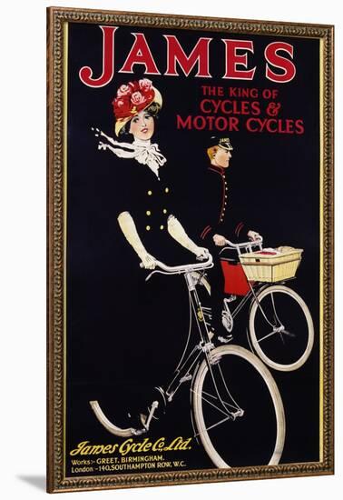 James - the King of Cycles and Motorcycles Poster-null-Framed Photographic Print