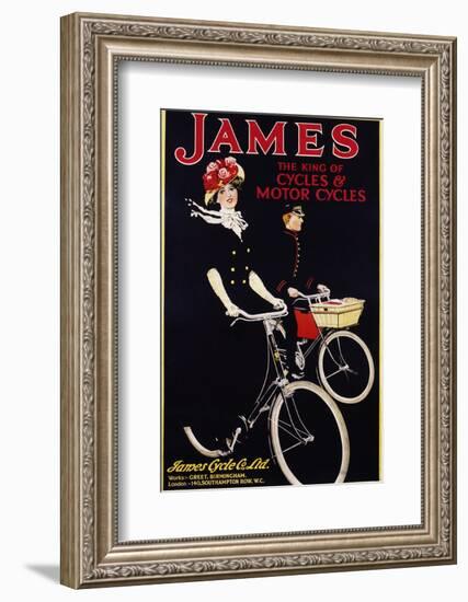 James - the King of Cycles and Motorcycles Poster-null-Framed Photographic Print