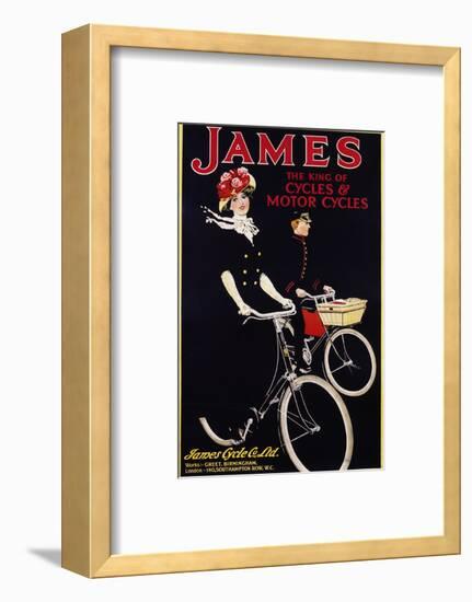 James - the King of Cycles and Motorcycles Poster-null-Framed Photographic Print