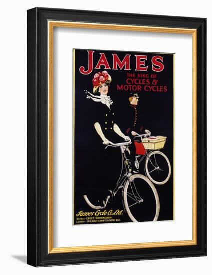 James - the King of Cycles and Motorcycles Poster-null-Framed Photographic Print