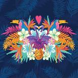 Vivid Tropical Love-James Thew-Art Print
