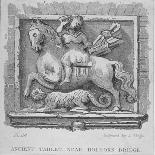 Ancient Tablet, Near Holborn Bridge, London, 19th Century-James Tingle-Giclee Print