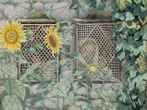 Jesus Looking Through a Lattice with Sunflowers, Illustration for 'The Life of Christ', C.1886-96-James Tissot-Giclee Print