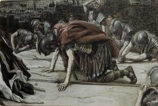 Christ Sending Out the Seventy Disciples, Two by Two-James Tissot-Framed Giclee Print