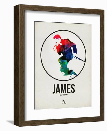 James Watercolor-David Brodsky-Framed Premium Giclee Print