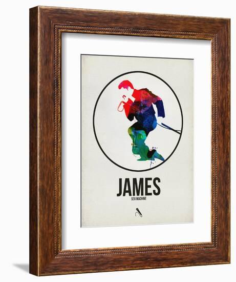 James Watercolor-David Brodsky-Framed Premium Giclee Print
