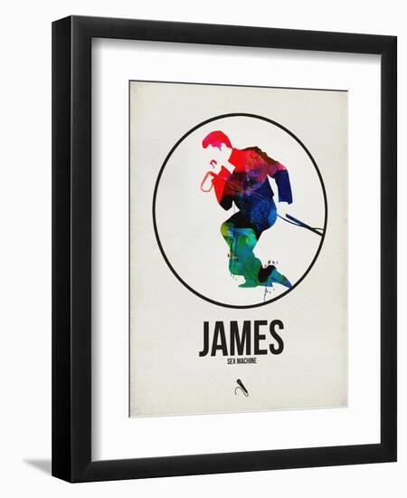 James Watercolor-David Brodsky-Framed Premium Giclee Print