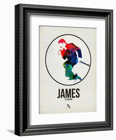 James Watercolor-David Brodsky-Framed Premium Giclee Print