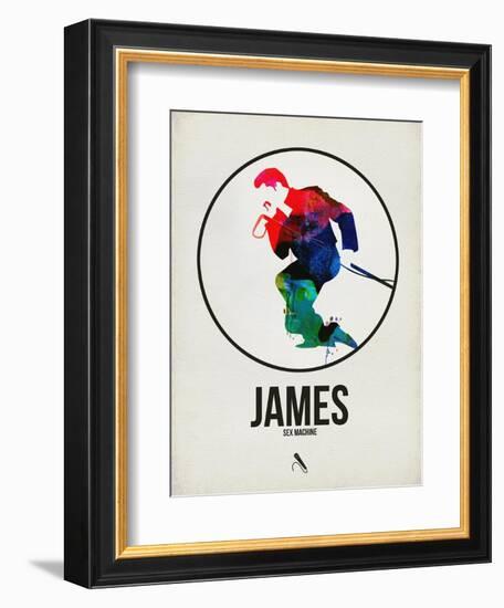 James Watercolor-David Brodsky-Framed Premium Giclee Print