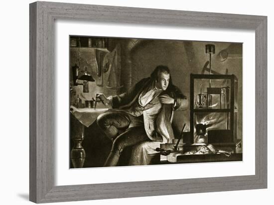 James Watt and the Steam-Engine-Marcus Stone-Framed Giclee Print