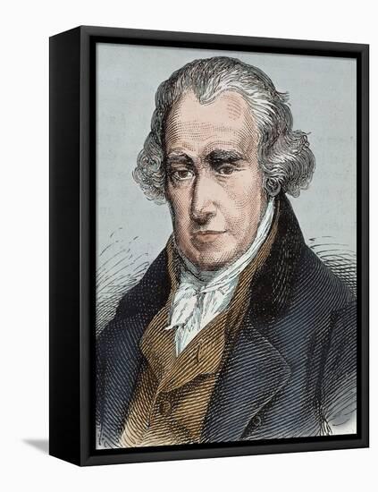 James Watt (Greenok 1736-Heathfield, 1819). Scottish Inventor and Mechanical Engineer-Prisma Archivo-Framed Premier Image Canvas