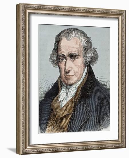 James Watt (Greenok 1736-Heathfield, 1819). Scottish Inventor and Mechanical Engineer-Prisma Archivo-Framed Photographic Print