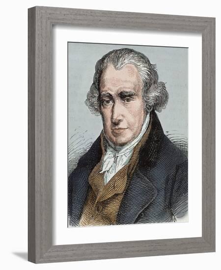 James Watt (Greenok 1736-Heathfield, 1819). Scottish Inventor and Mechanical Engineer-Prisma Archivo-Framed Photographic Print