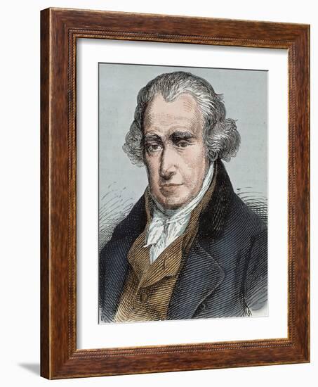 James Watt (Greenok 1736-Heathfield, 1819). Scottish Inventor and Mechanical Engineer-Prisma Archivo-Framed Photographic Print