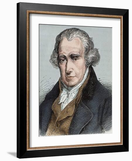 James Watt (Greenok 1736-Heathfield, 1819). Scottish Inventor and Mechanical Engineer-Prisma Archivo-Framed Photographic Print