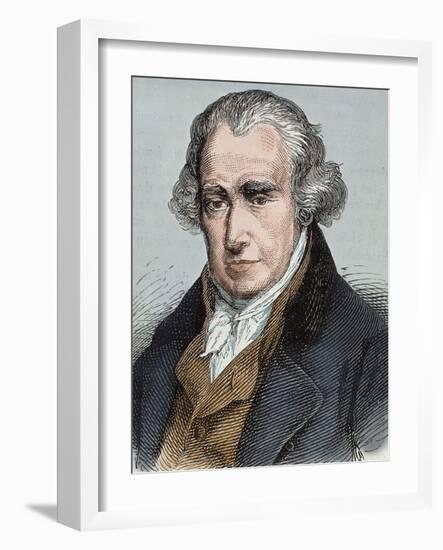 James Watt (Greenok 1736-Heathfield, 1819). Scottish Inventor and Mechanical Engineer-Prisma Archivo-Framed Photographic Print