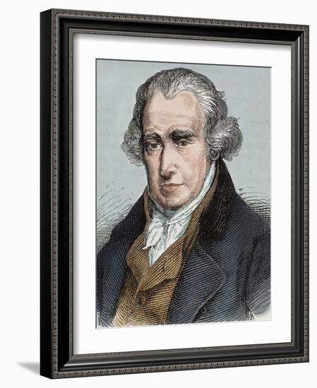 James Watt (Greenok 1736-Heathfield, 1819). Scottish Inventor and Mechanical Engineer-Prisma Archivo-Framed Photographic Print