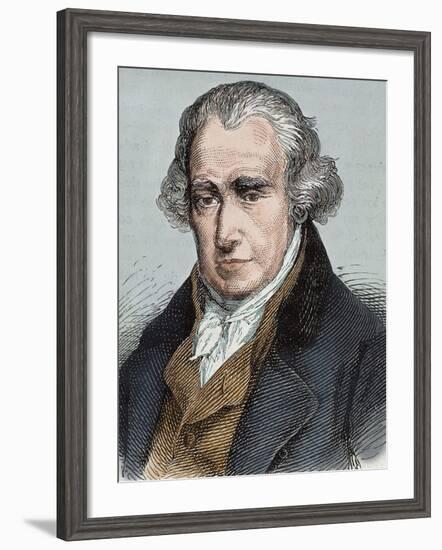 James Watt (Greenok 1736-Heathfield, 1819). Scottish Inventor and Mechanical Engineer-Prisma Archivo-Framed Photographic Print