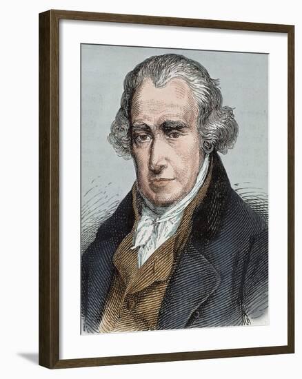 James Watt (Greenok 1736-Heathfield, 1819). Scottish Inventor and Mechanical Engineer-Prisma Archivo-Framed Photographic Print