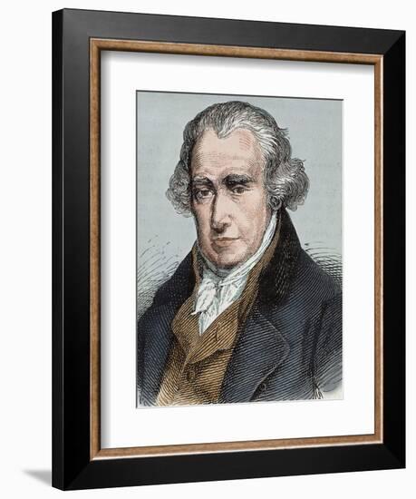 James Watt (Greenok 1736-Heathfield, 1819). Scottish Inventor and Mechanical Engineer-Prisma Archivo-Framed Photographic Print