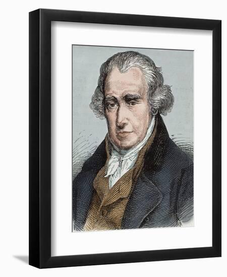 James Watt (Greenok 1736-Heathfield, 1819). Scottish Inventor and Mechanical Engineer-Prisma Archivo-Framed Photographic Print