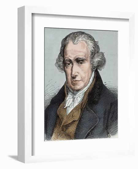 James Watt (Greenok 1736-Heathfield, 1819). Scottish Inventor and Mechanical Engineer-Prisma Archivo-Framed Photographic Print