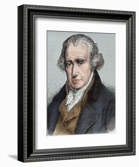 James Watt (Greenok 1736-Heathfield, 1819). Scottish Inventor and Mechanical Engineer-Prisma Archivo-Framed Photographic Print