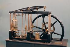 Reconstruction of James Watt's Steam Engine, 1781 (Copper & Glass)-James Watt-Giclee Print