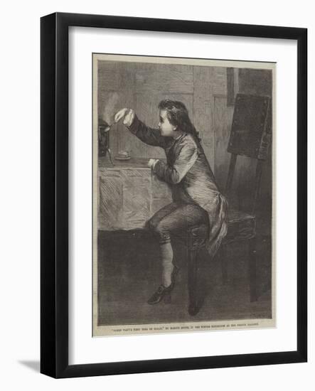 James Watt's First Idea of Steam-Marcus Stone-Framed Giclee Print