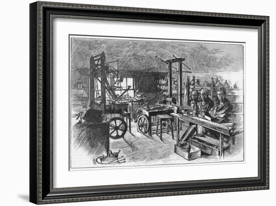 James Watt's Workshop at Heathfield Hall, Birmingham, 1886-null-Framed Giclee Print