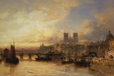 A View of Paris, France-James Webb-Giclee Print