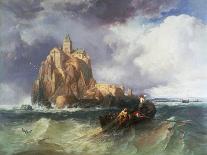 Mont St. Michel, 1868-James Webb-Framed Premier Image Canvas
