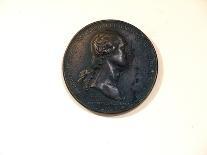 Medallion Made of Plaster, with Profile Portrait of George Washington-James Wehn-Giclee Print